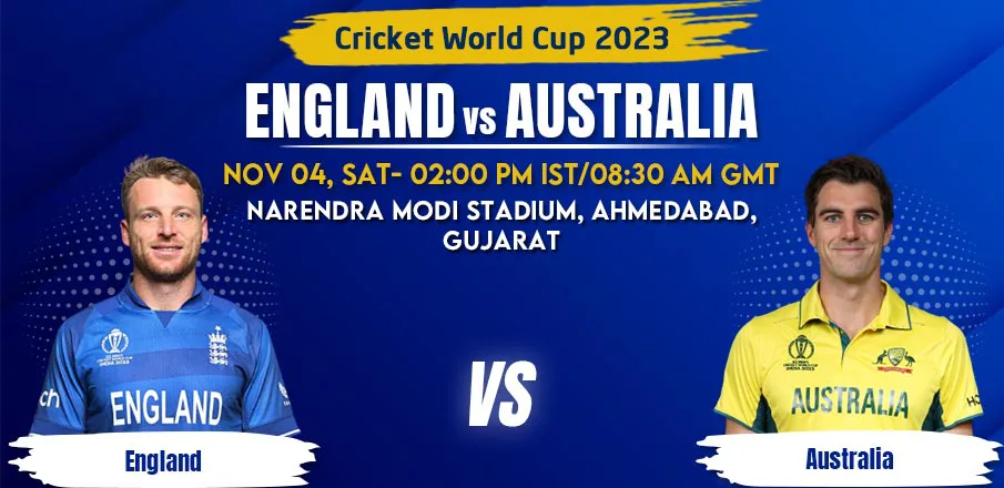 Australia vs England Match Prediction – Cricket World Cup 2023