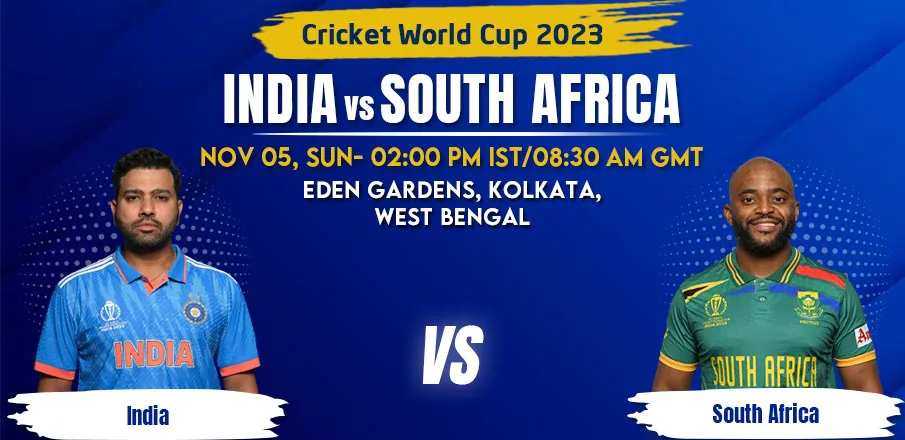 India vs South Africa Match Prediction – Cricket World Cup 2023