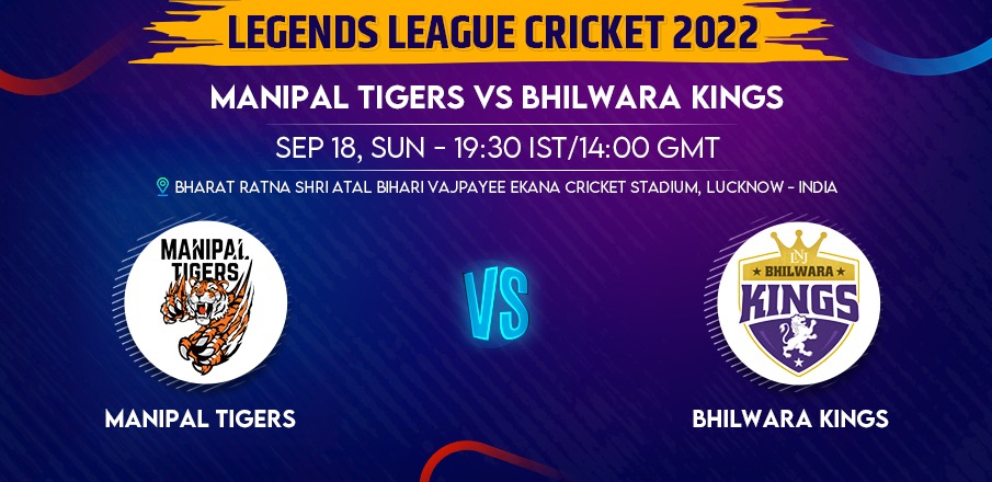 MNT vs BHK Live Streaming: When and where to watch Manipal Tigers vs Bhilwara Kings Live - Legends League Cricket 2022