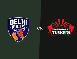 Delhi Bulls vs Karnataka Tuskers T10 Prediction