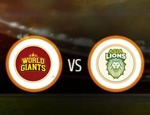 World Giants vs Asia Lions Legends League Cricket T20 Match Prediction