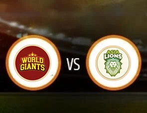 World Giants vs Asia Lions Legends League Cricket Final T20 Match Prediction
