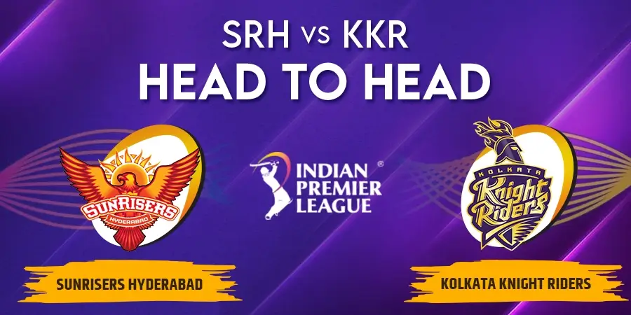 SRH vs KKR Head To Head Record - IPL 2023