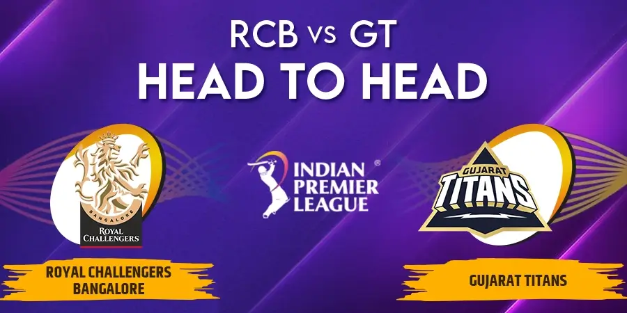 RCB vs GT Head To Head Record - IPL 2023