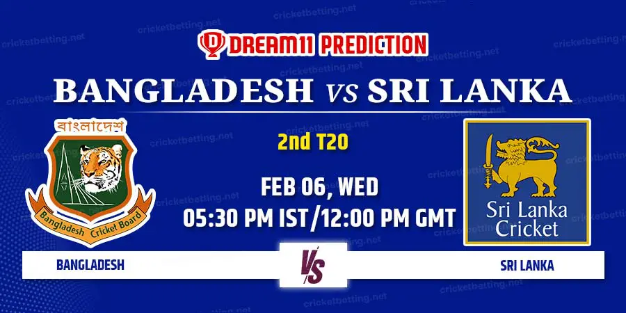 Bangladesh vs Sri Lanka Dream11 Team Prediction 2nd T20 2024