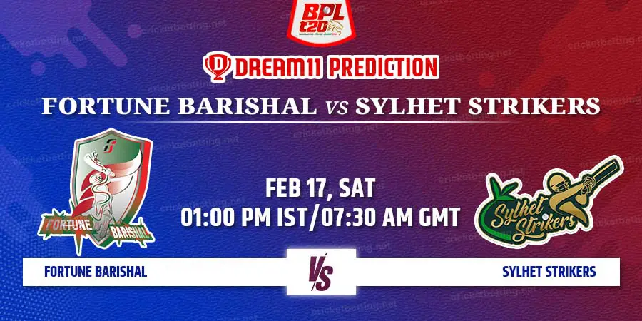 Fortune Barishal vs Sylhet Strikers Dream11 Team Prediction BPL 2024 Match 35