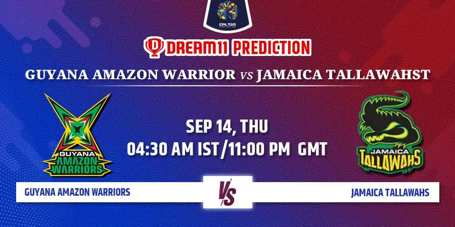 GUY vs JAM Dream11 Team Prediction CPL 2023