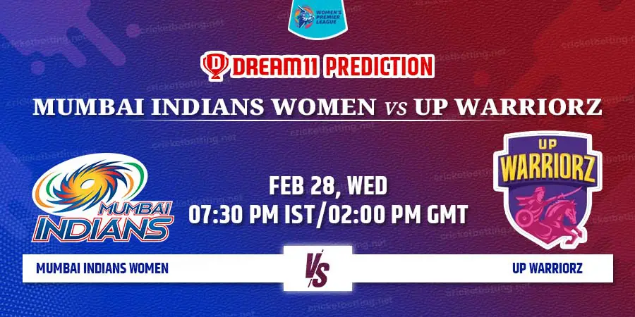 Mumbai Indians Women Women vs UP Warriorz Dream11 Team Prediction WPL 2024 Match 6