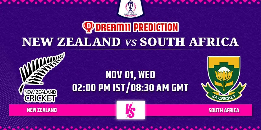 NZ vs SA Dream11 Team Prediction Cricket World Cup 2023