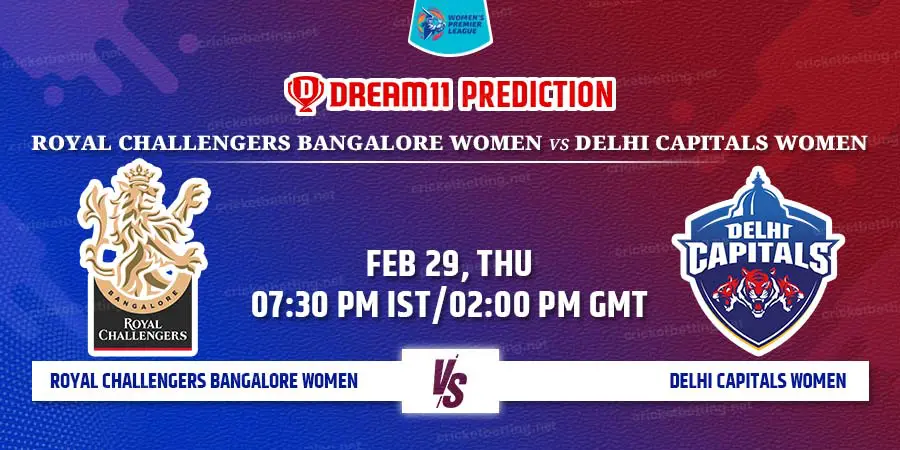 Royal Challengers Bangalore Women Women vs Delhi Capitals Women Dream11 Team Prediction WPL 2024 Match 7