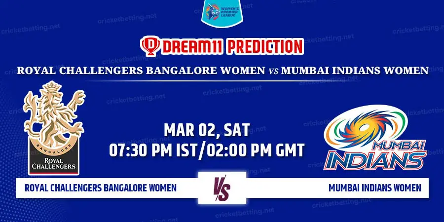 Royal Challengers Bangalore Women vs Mumbai Indians Women Dream11 Team Prediction WPL 2024 Match 9