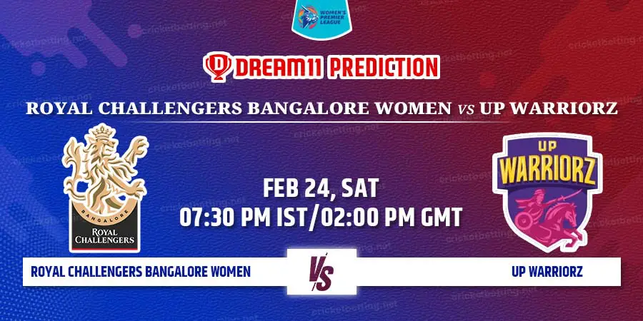 Royal Challengers Bangalore Women vs UP Warriorz Dream11 Team Prediction WPL 2024 Match 2