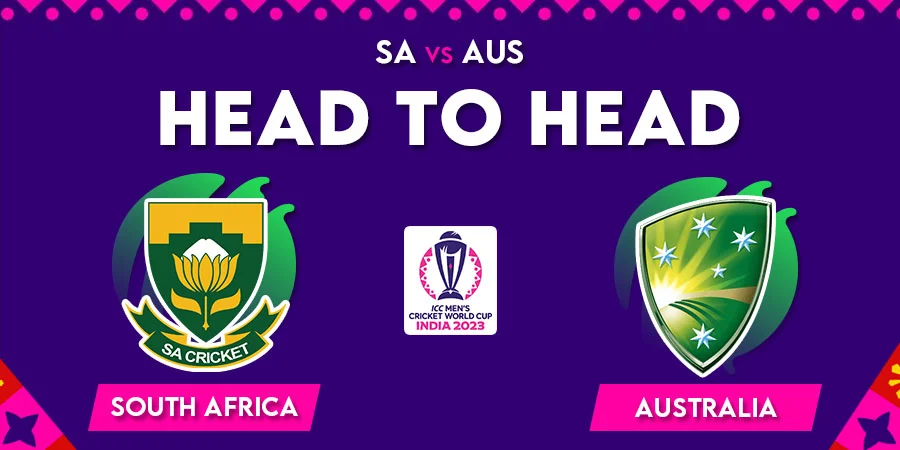 SA vs AUS Head To Head Record - Cricket World Cup 2023