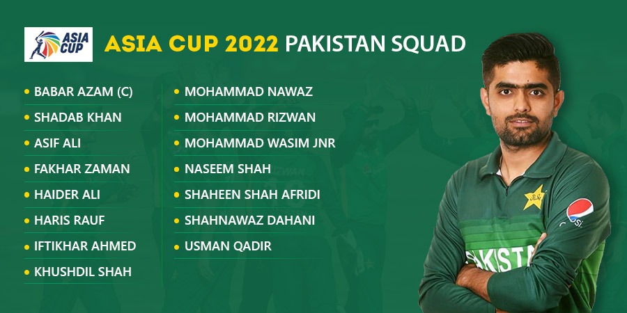 Pakistan Squad Announced For Asia Cup 2022 & Netherlands Series