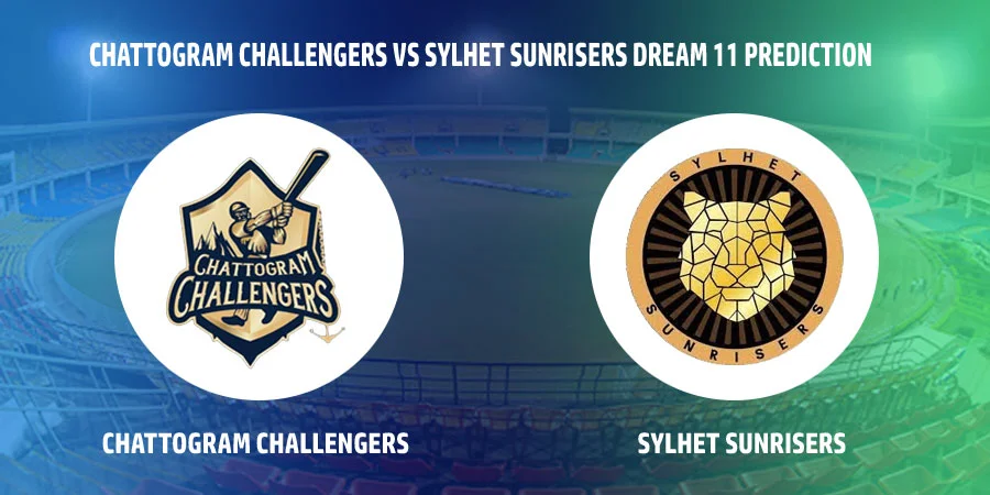 Chattogram Challengers (CCH) vs Sylhet Sunrisers (SYL) T20 Match Today Dream11 Prediction, Playing 11, Captain, Vice Captain, Head to Head - Bangladesh Premier League 2022