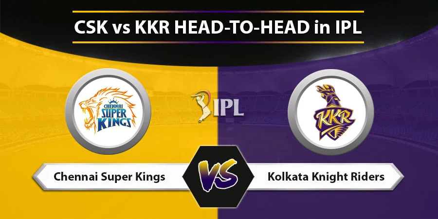 Chennai Super Kings vs Kolkata Knight Riders Head To Head Record - IPL 2022