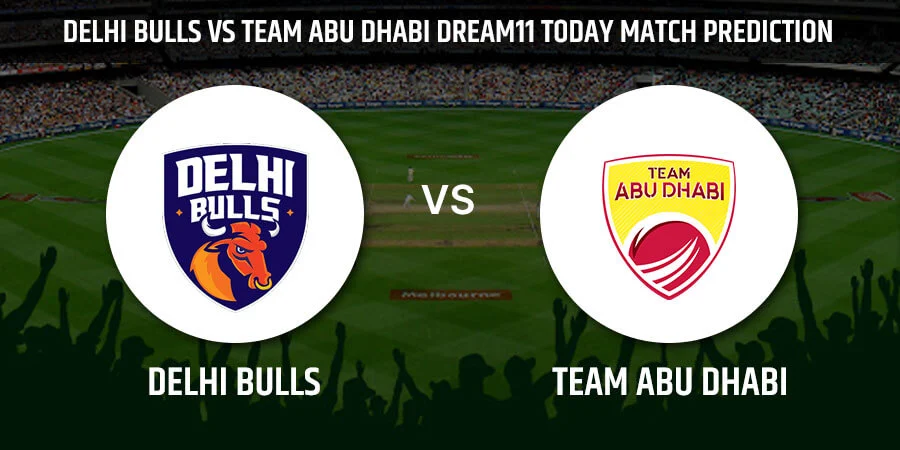 Delhi Bulls (DB) vs Team Abu Dhabi (TAD) Dream11 Prediction, Preview, Tips, Playing 11, Live Streaming, Abu Dhabi T10 League 2021