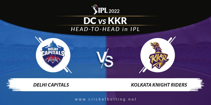 DC vs KKR Head To Head Record - IPL 2022
