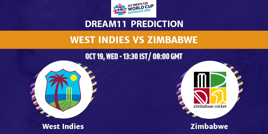 West Indies vs Zimbabwe Dream11 Team Prediction T20 World Cup 2022