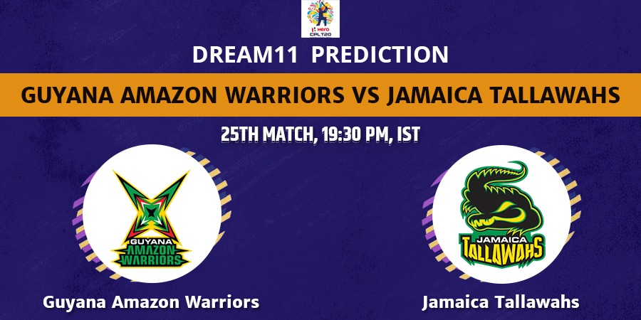 GUY vs JAM Dream11 Team Prediction CPL 2022