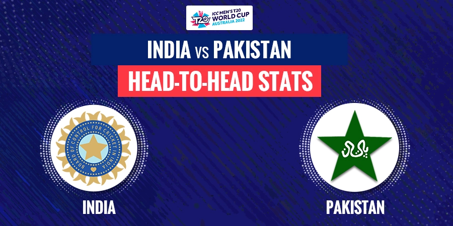 India vs Pakistan Head to Head Record - T20 World Cup 2022
