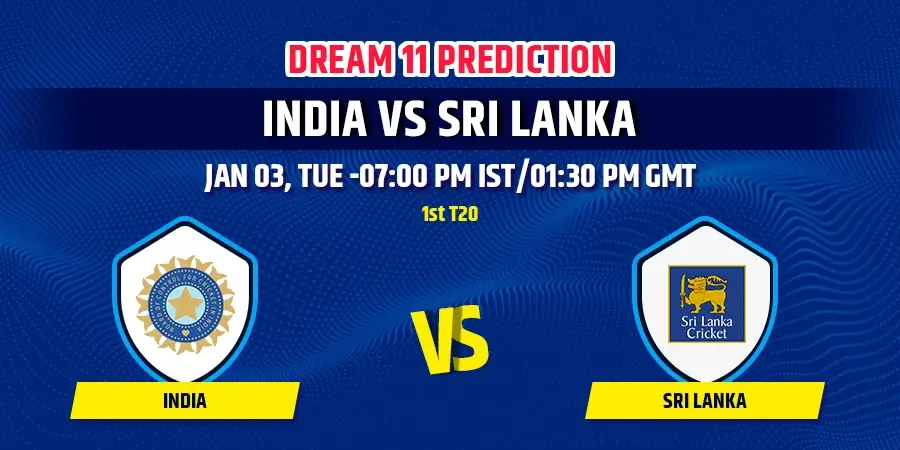 India vs Sri Lanka 1st T20 Dream11 Team Prediction