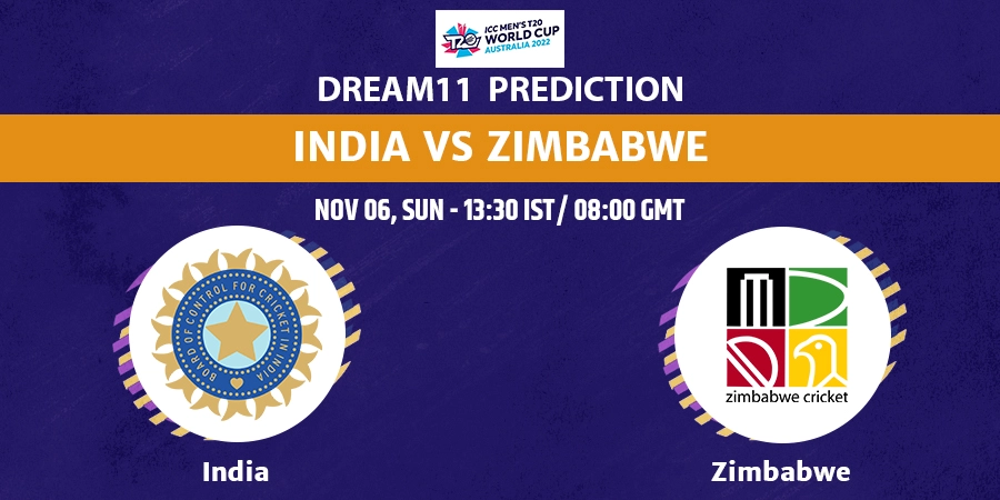 India vs Zimbabwe Dream11 Team Prediction T20 World Cup 2022