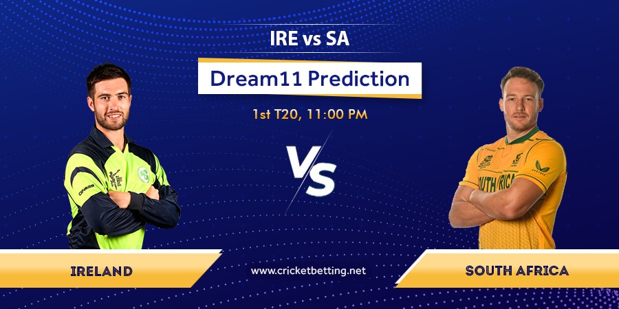 IRE vs SA 1st T20 Dream11 Team Prediction