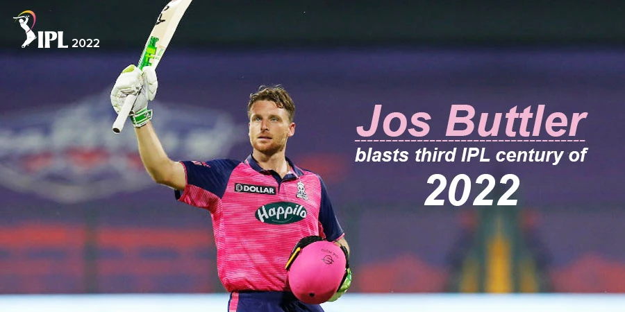 Jos Buttler hits his third century of IPL 2022, approaches Virat Kohli record of most centuries in an IPL season.