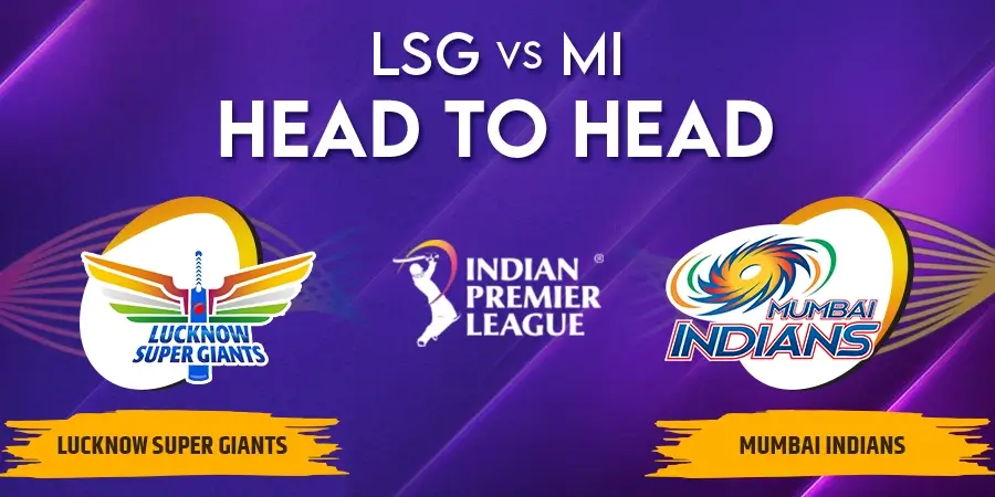 LSG vs MI Head To Head Record - IPL 2023
