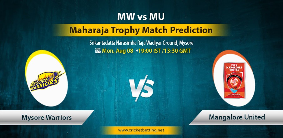 Maharaja Trophy T20 MW vs MU Dream11 Team Prediction