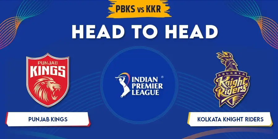 PBKS vs KKR Head To Head Record - IPL 2023