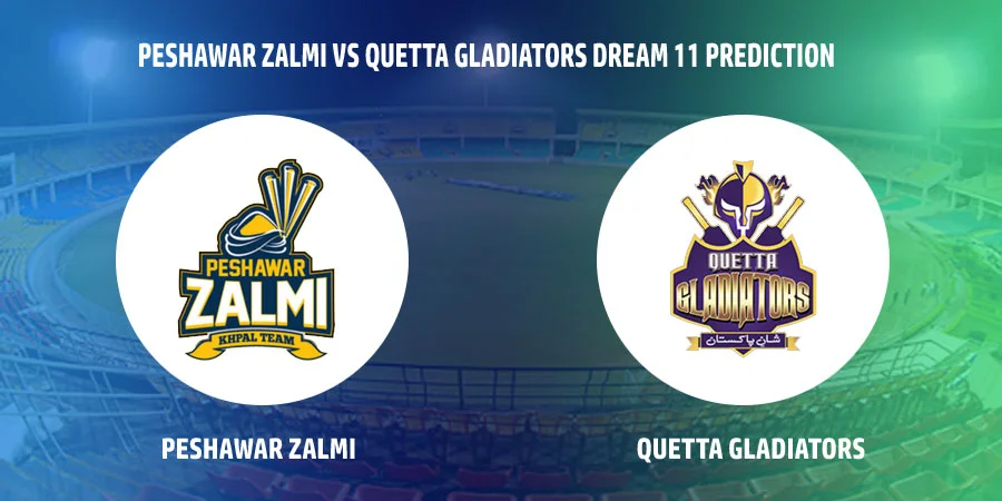 Peshawar Zalmi (PES) vs Quetta Gladiators (QUE) T20 Match Today Dream11 Prediction, Playing 11, Captain, Vice Captain, Head to Head - Pakistan Super League 2022