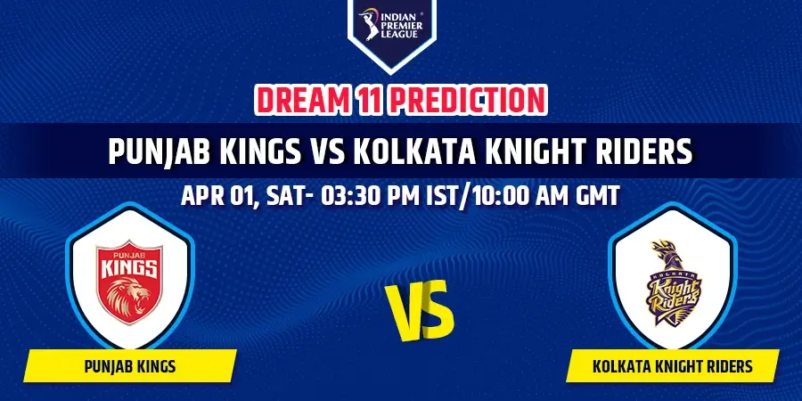 PBKS vs KKR Dream11 Team Prediction IPL 2023