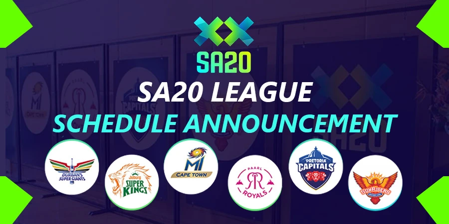 SA20 T20 League Schedule Announced, 1st Match on January 10