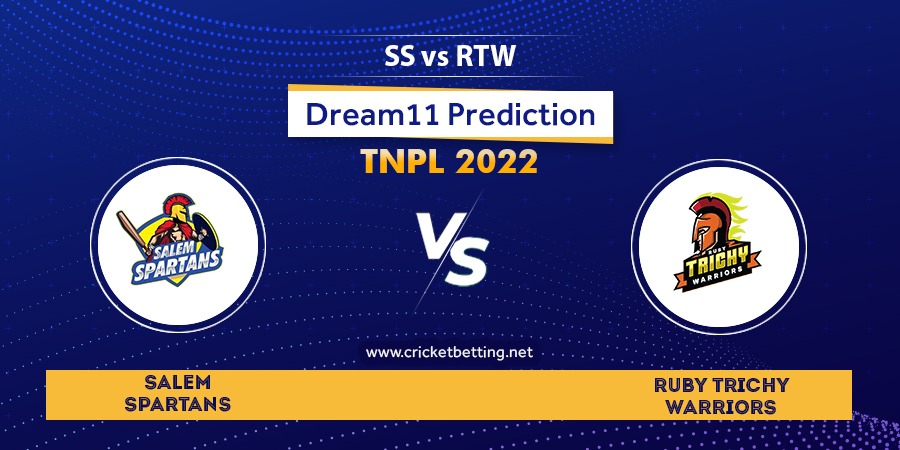 TNPL 2022 SS vs RTW Dream11 Team Prediction