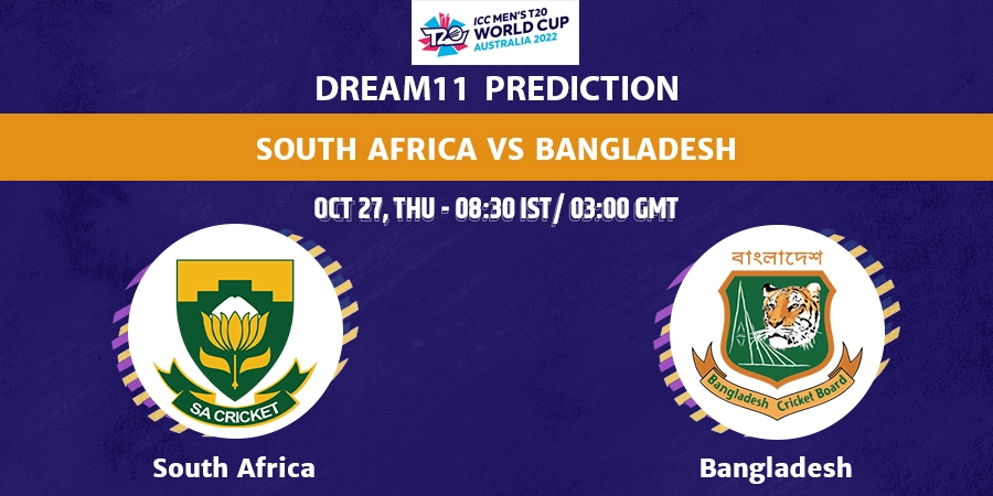South Africa vs Bangladesh Dream11 Team Prediction T20 World Cup 2022