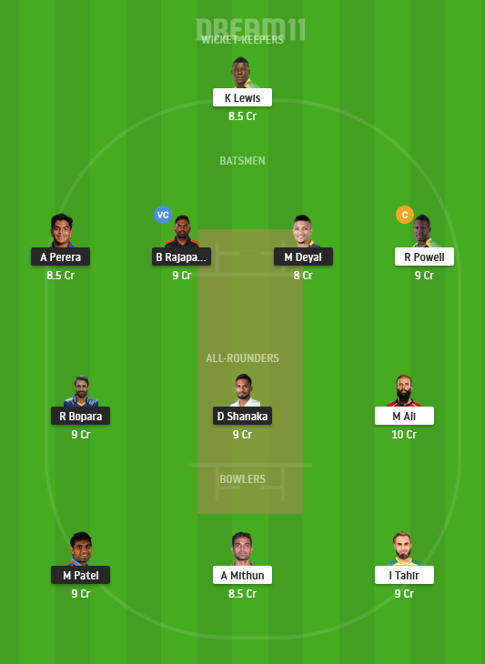 The Chennai Braves (CB) vs Northern Warriors (NW) Dream 11 Team Today Match Prediction