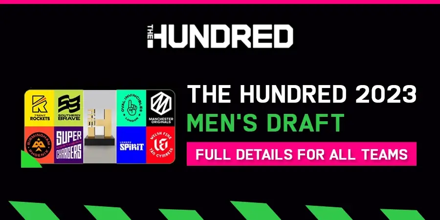 The Hundred 2023 Men’s Draft - Draft & Retained Players List