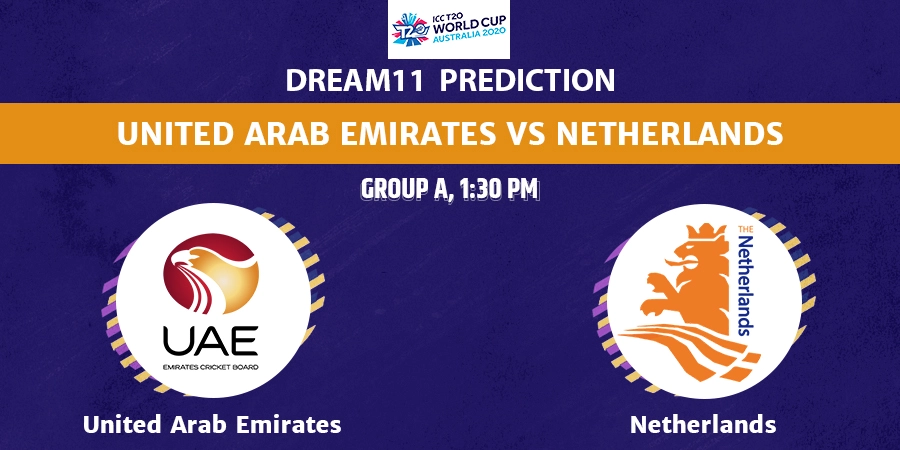 UAE vs Netherlands Dream11 Team Prediction T20 World Cup 2022