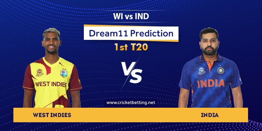 WI vs IND 1st T20 Dream11 Team Prediction
