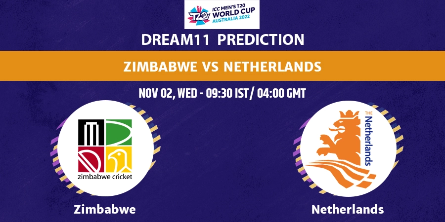 Zimbabwe vs Netherlands Dream11 Team Prediction T20 World Cup 2022